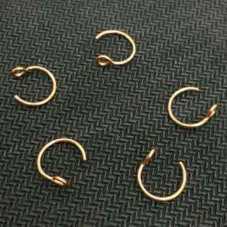 Piercing do nosu z chirurgické oceli 10 mm (BB293)