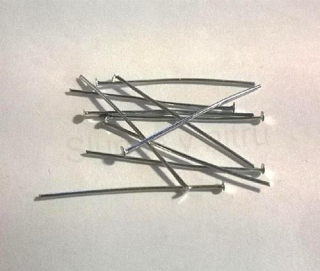 Ketlovací nýt 35 mm platinový 10 kusů (AA270)