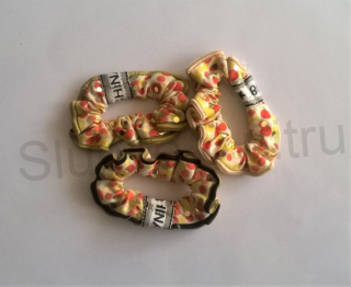 Velká gumička do vlasů  Žlutá (H172)