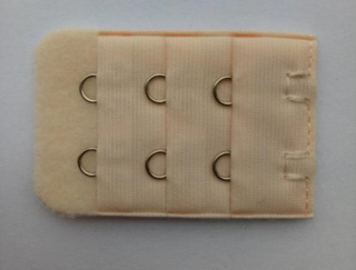Prodloužení obvodu podprsenky bez pruženky šíře 35 mm dvouřadé - Béžové (C91)