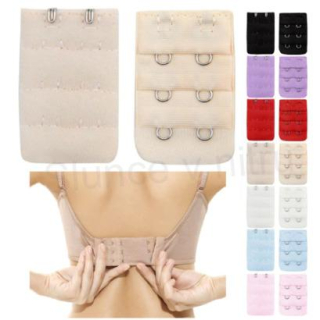 Prodloužení obvodu podprsenky bez pruženky šíře 35 mm dvouřadé - více barev (C91)