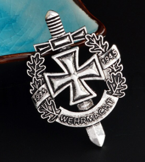 Odznak Vojenský wehrmacht Symbol moci WH starostříbro (ME4)