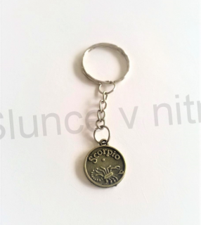 Přívěsek na klíče - znamení škorpion (D140)