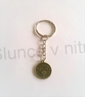 Přívěsek na klíče - znamení rak (D145)