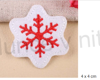 Nášivka sněhová vločka (C321)