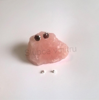 Puzetové náušnice syntetický opál (BB300)