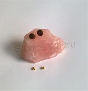 Puzetové náušnice syntetický opál (BB305)