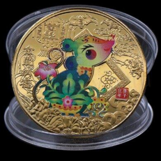 Pozlacená mince Zvěrokruh (MA5)