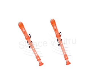 Hudební kreativní nástroj Píšťalka, flétna červená (D214)