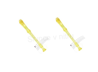 Hudební kreativní nástroj Píšťalka, flétna žlutá (D214)