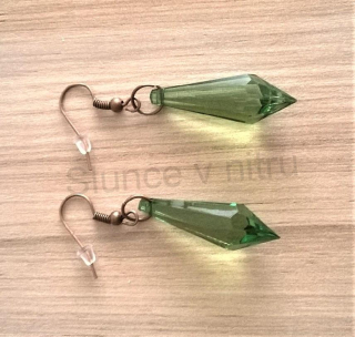 Dlouhé visací náušnice slza, kapka (BB358)