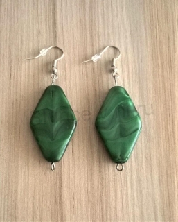 Dlouhé žíhané visací náušnice (BB376)