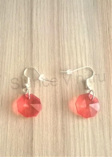 Visací   náušnice z chirurgické oceli (BB388)