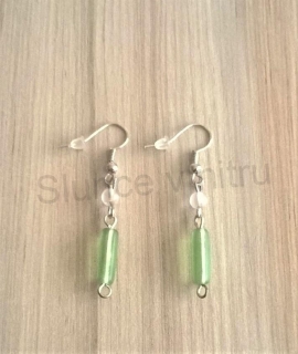 Visací náušnice z chirurgické oceli válečky (BB393)