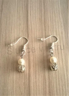 Visací náušnice ozdobné na starožitnýé (BB396)