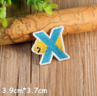 Nášivka písmeno X (C372)