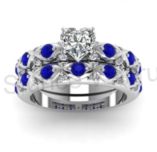 Snubní prsteny se zirkony CZ (BP237)