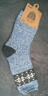 Alpaka vlněné zdravotní thermo ponožky vel.43 - 47 (K105)