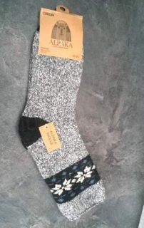 Alpaka Looken vlněné zdravotní thermo ponožky vel.39- 43 (K106)