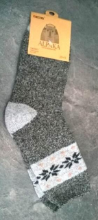 Alpaka Looken vlněné zdravotní thermo ponožky vel.39- 43 (K106)