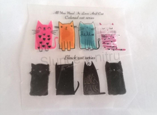 Nášivka zvířátka kočky (C384)