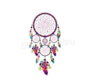 Samolepicí nažehlovací nášivky lapač snů (C388)