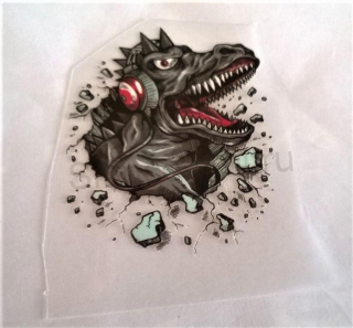 Samolepicí nažehlovací nášivky dinosaurus rex (C392)