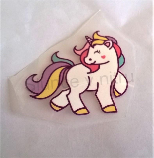 Samolepicí nažehlovací nášivky Jednorožec - poník (C401)