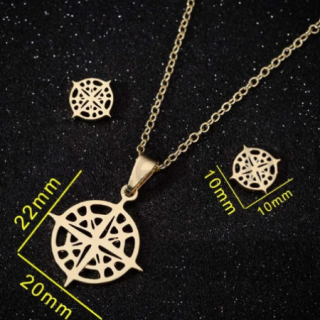 Souprava šperků z chirurgické oceli (BS54)