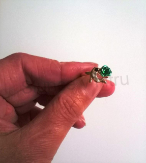 Nastavitelný drobný prsten delfín s křišťály (BP45)