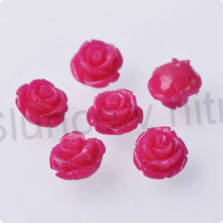 Plastový voskový korálek růžička 13 mm (AC236)