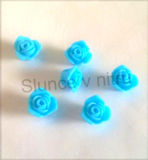 Plastový voskový korálek růžička 13 mm (AC240)