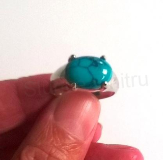 Minerální prsten tyrkys (X290)