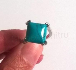  Minerální prsten tyrkys (X299)