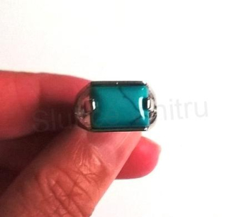 Minerální prsten tyrkys (X301)