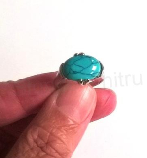  Minerální prsten tyrkys (X308)
