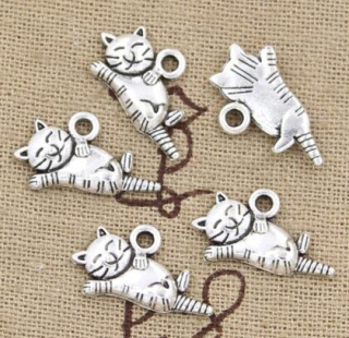 Přívěsek kočička, kočka 20 x 12 mm (AA41)