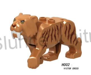 Jurský park dinosauři k lego - Šavlozubí tygr (D1)