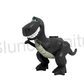 Jurský park dinosauři k lego - Rex černý (D1)