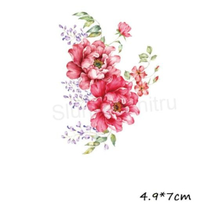 Samolepicí nažehlovací nášivky Květina (C406)