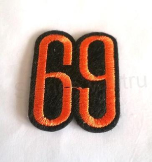 Moto nášivka legendární  69 (C421)