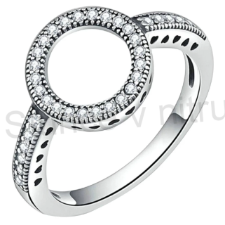 Prsten s kruhem a zirkony (BP32)