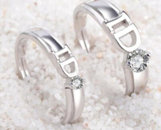 Nastavitelné snubní prsteny (BE154)