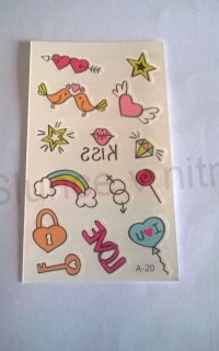 Voděodolné, dočasné tetovaní (E220)