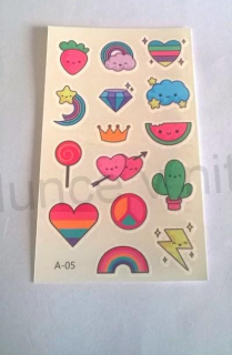 Voděodolné, dočasné tetovaní (E224)