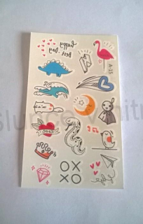 Voděodolné, dočasné tetovaní (E225)