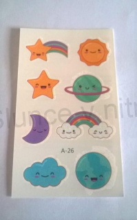 Voděodolné, dočasné tetovaní (E226)