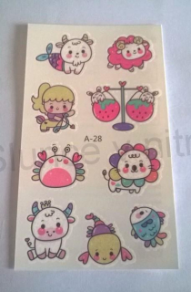 Voděodolné, dočasné tetovaní (E228)