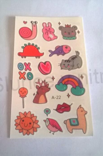 Voděodolné, dočasné tetovaní (E232)