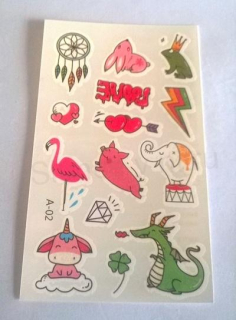 Voděodolné, dočasné tetovaní (E238)